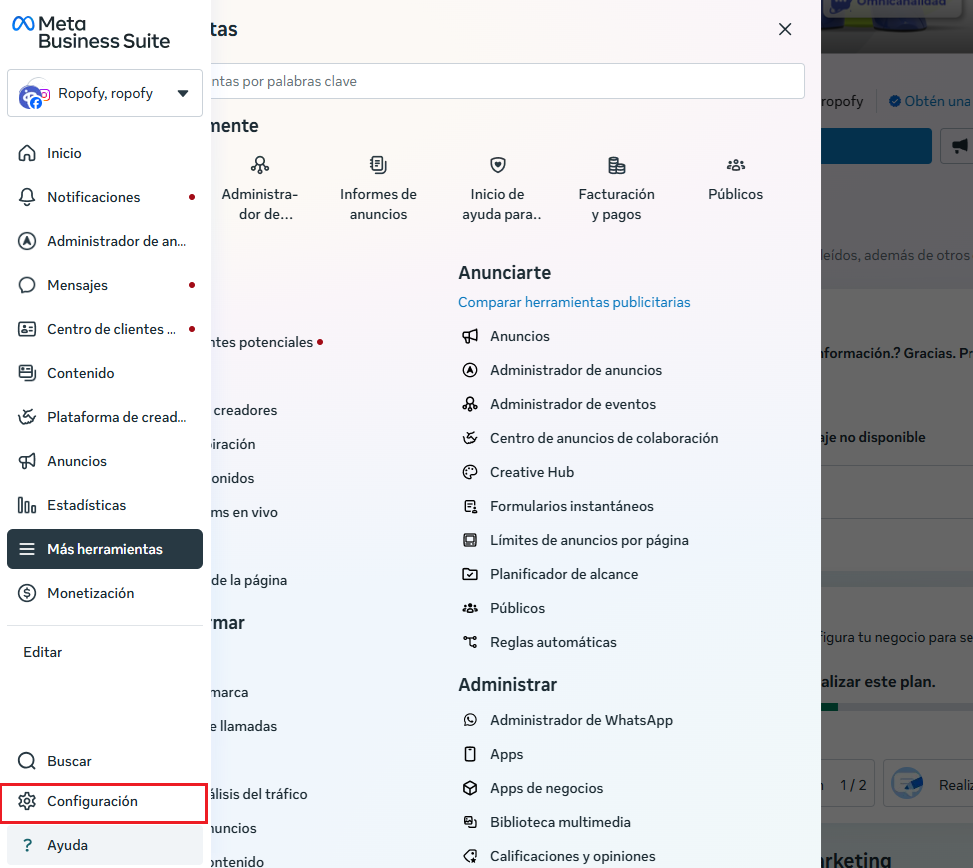 Paso 2. Dentro del administrados comercial, vamos a ir a cuentas de whatsapp, seleccionamos la cuenta que nos interesa y le damos en Números de teléfono.png